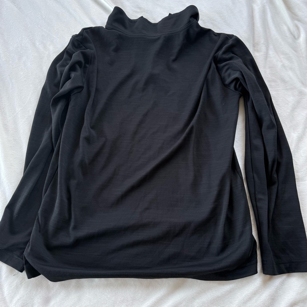 Nike men’s Black long sleeve Quarter Zip Pullover small dri-fit - Picture 8 of 9